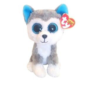 NWT Beanie Boos Slush The Husky Pup Plush Toy
